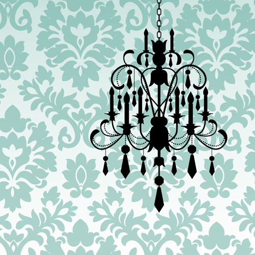 Classical chandelier design vectors material 03 material classical chandelier   