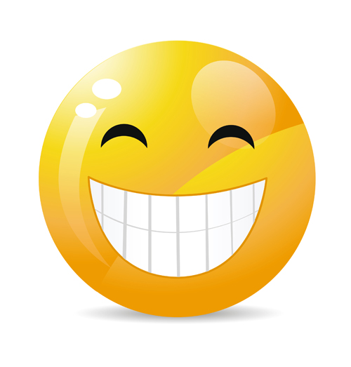 Funny Smile Emoticons vector icon 03 smile icons icon funny emoticons   