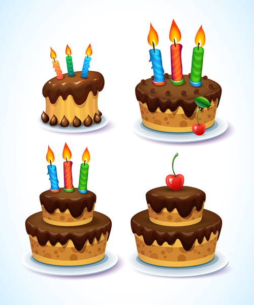 Delicious birthday cake creative vector 03 Delicious creative birthday cake birthday   