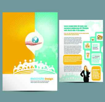 Business flyer and brochure cover design vector 26 magazine flyer cover business brochure   