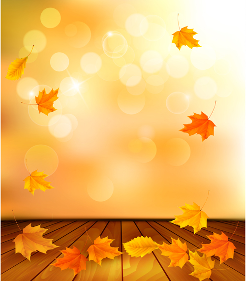 Beautiful Autumn leaves background vector 04 leaves background background vector background autumn leaves   