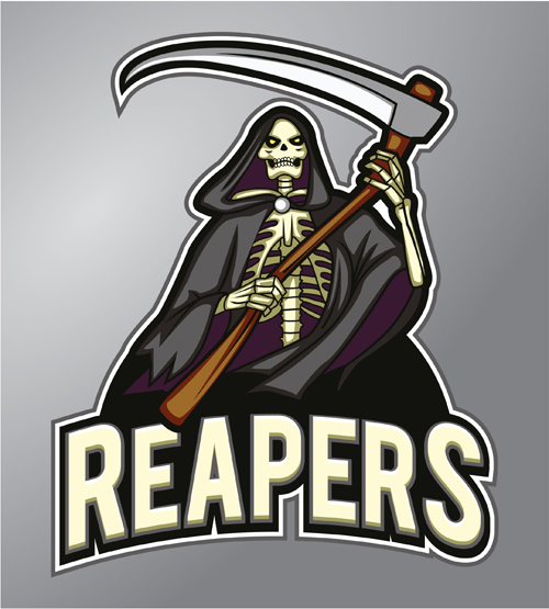 Reapers logo vector design Reapers logo   