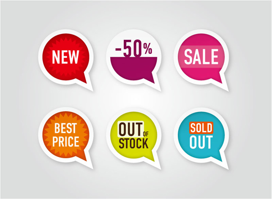 Sale with discounts bubble sticker vector sticker discount bubble   