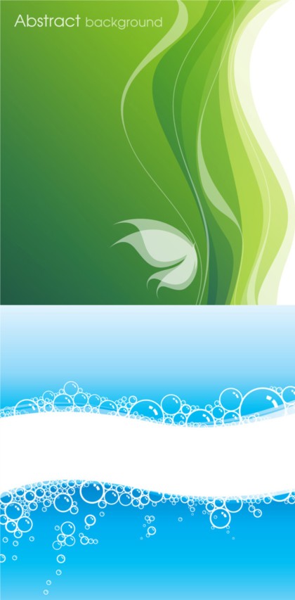 Fresh green abstract background vectors material green fresh abstract   