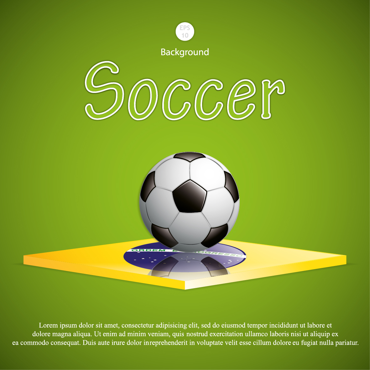 Green style soccer background vector material 04 vector material material Green style green background vector background   