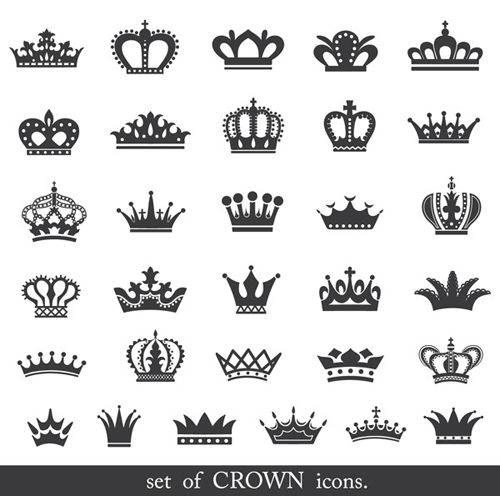 Royal crown vintage design vectors 02 vintage royal crown   