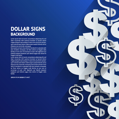 Creative dollar signs background vector 01 dollar signs dollar creative background   