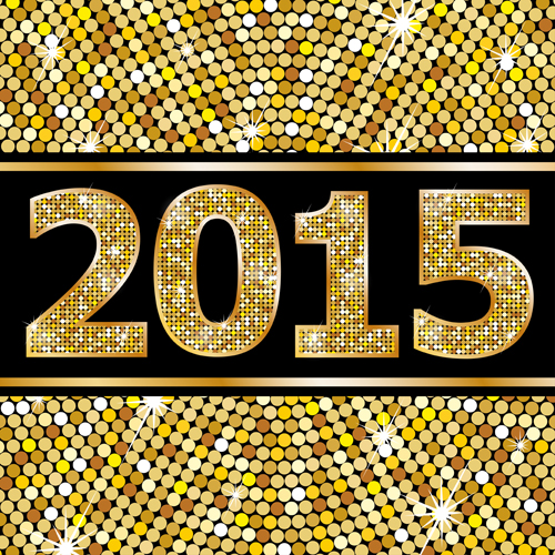 Golden glow 2015 vector background golden glow background 2015   