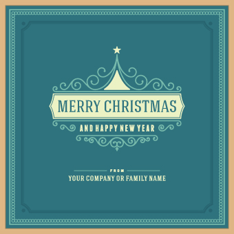 Vintage style frames christmas background vector Vintage Style vintage style frames christmas background vector background   