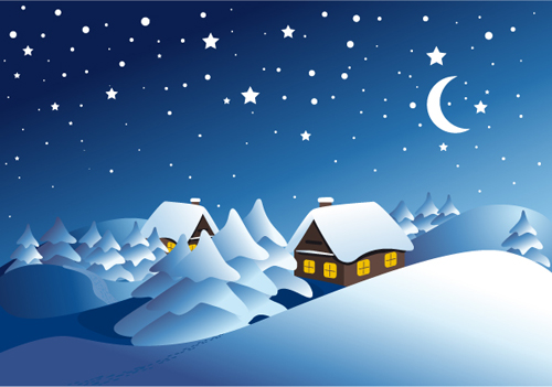 Elements of Winter with Snow backgrounds vector 02 winter snow elements element   
