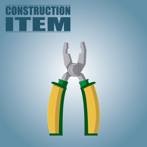 Construction tool creative background vector material 07 tool construction   