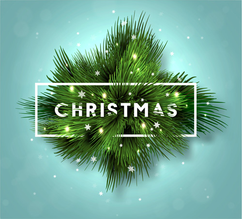 Christmas fir branches art background vector 02 fir christmas branches background   
