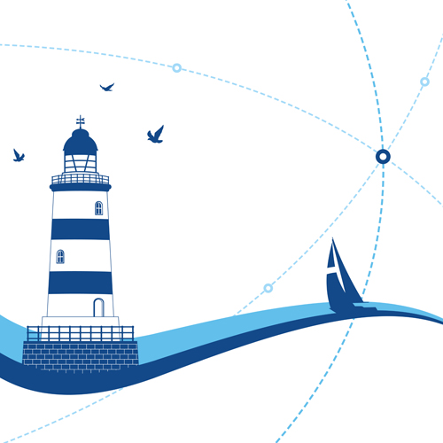 Set of Lighthouse vector material 05 material lighthouse   