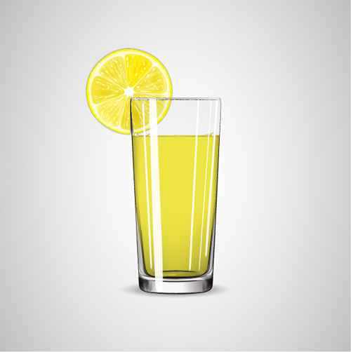 lemon juice material vector set 03 lemon juice   