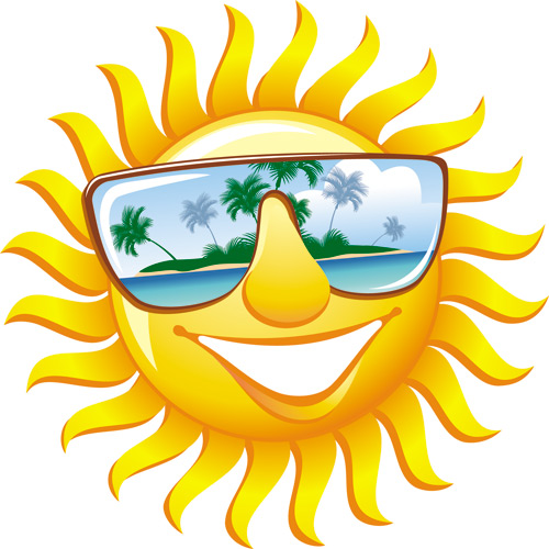 Cartoon sun smiley face vector design 03 sun smiley face cartoon   