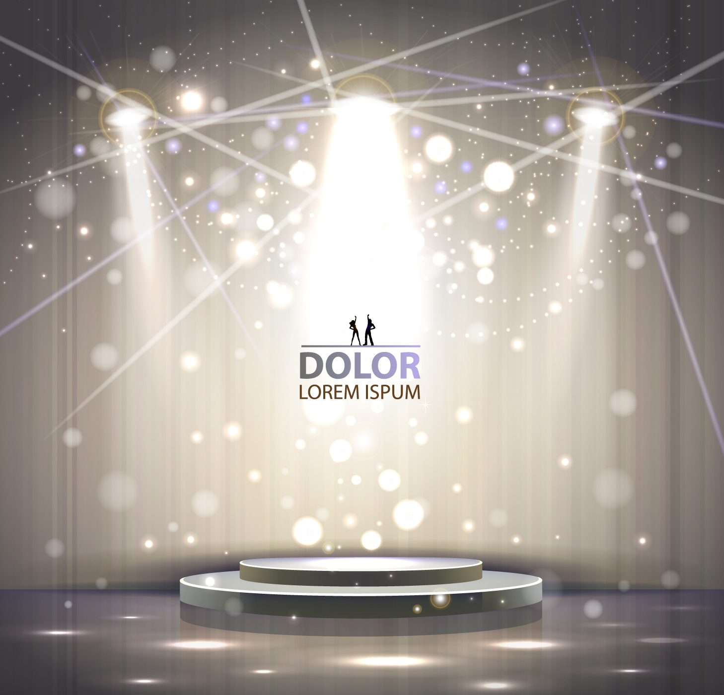 Shiny Stage spotlights design elements vector 04 stage spotlights spotlight shiny elements element design elements   