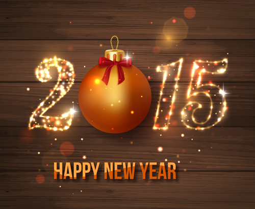 Glowing 2015 new year holiday background vector 04 holiday glowing background vector background 2015   