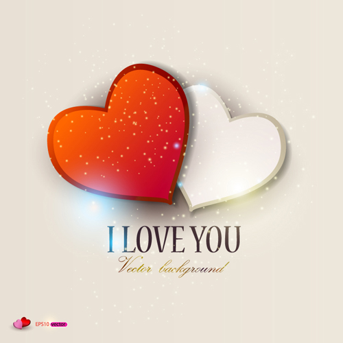 Romantic Happy Valentine day cards vector 14 Valentine day Valentine romantic happy cards card   