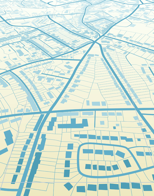 City Map design elements vector material 01 material map elements element city   