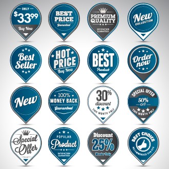 Creative sale badges design graphics 02 sale creative badges   