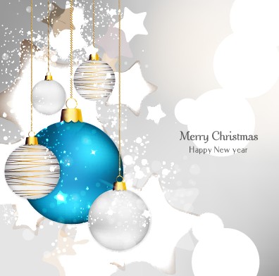 Shiny Xmas baubles design background vector 02 xmas shiny baubles background vector background   