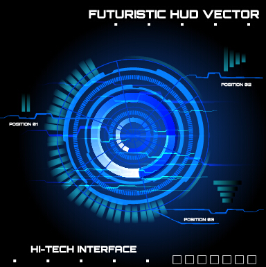 Concept futuristic tech background vector 02 tech futuristic concept background   