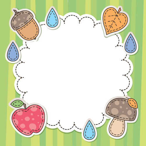 Cute baby backgrounds vector 05 backgrounds background baby   