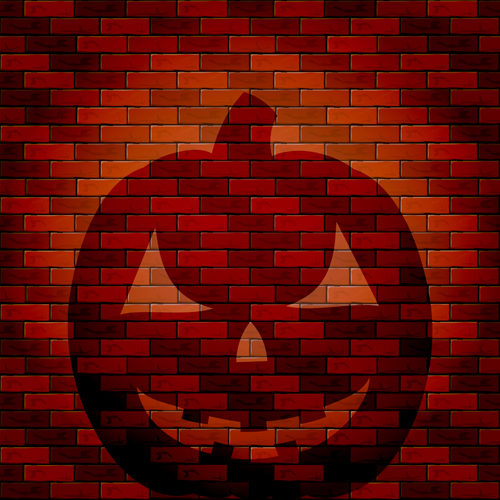 Halloween brick wall background vector 03 wall halloween brick background   