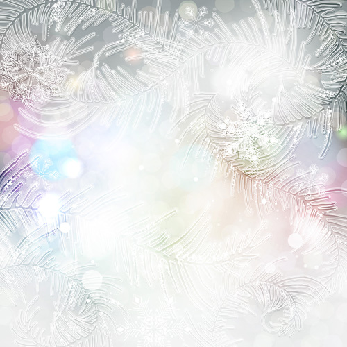 Beautiful snowflake blurs christmas background vector 06 snowflake christmas blurs beautiful background   