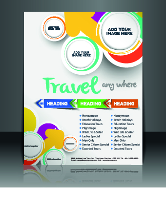 Business flyer and brochure cover design vector 22 magazine flyer cover business brochure   
