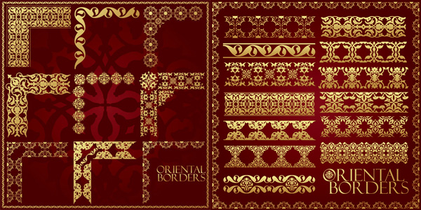 Floral border vector 91970 pattern border   