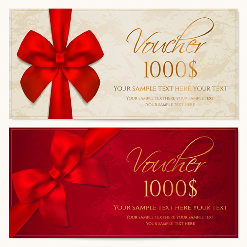 Ornate gift voucher vintage template vector 01 vintage template vector template ornate Gift voucher   