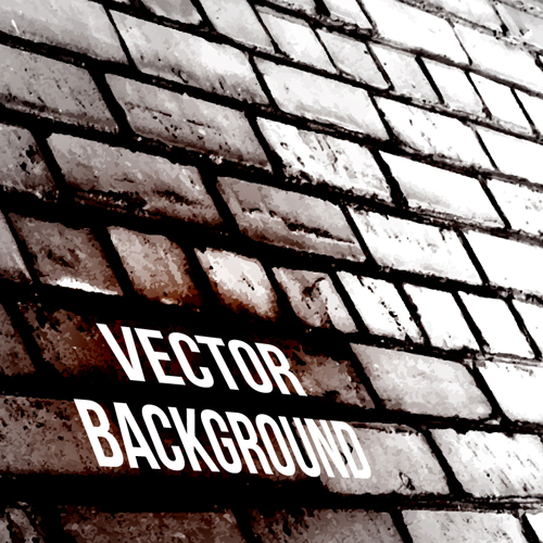 Dark brick wall background vector dark brick wall brick background vector background   