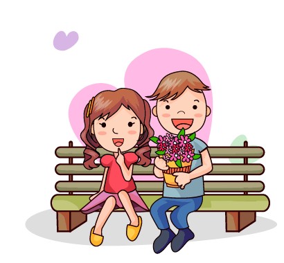 Elements of Romantic cartoon Lovers vector set 26 romantic lovers elements element cartoon   