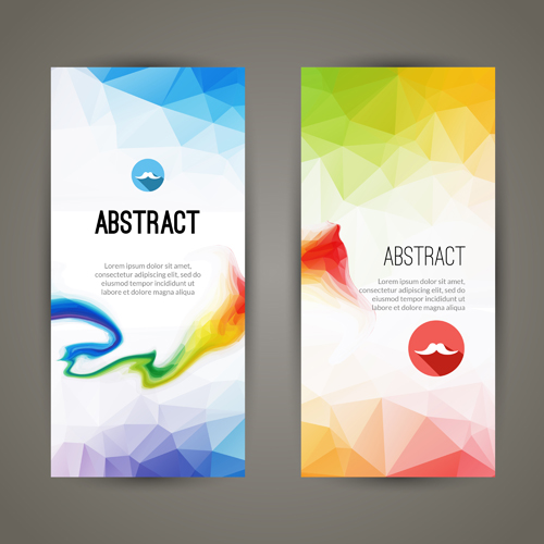 Geometric shapes cover brochure vectors 01 Geometric Shapes cover brochure   