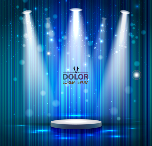 Shiny Stage spotlights design elements vector 01 stage spotlights spotlight shiny elements element design elements   