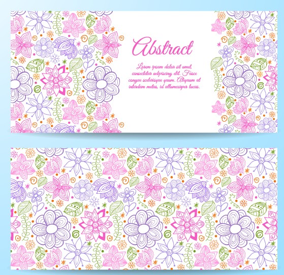 Cute abstract elements banners vectors 01 elements element banners banner abstract   