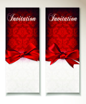 Shiny holiday bow vertical banner vector 03 vertical banner vertical shiny holiday bow banner   