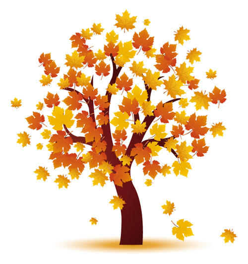 Autumn of Tree design vector ser 04 tree autumn   