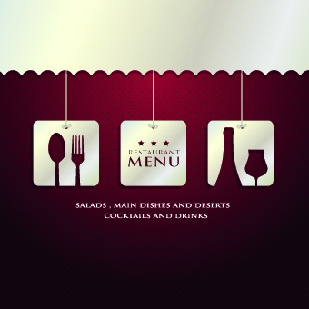 Luxurious restaurant menu vector set 10 restaurant menu luxurious   