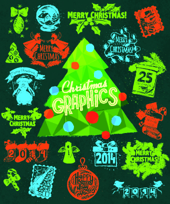 2014 Christmas vintage decoration set 05 vintage decoration christmas 2014   