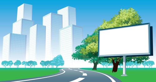 City billboards creative design vector graphics 04 creative city billboards billboard   