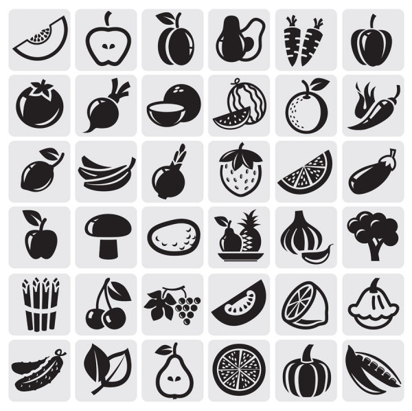 Huge collection of Black and white icons vector 22 icons icon Huge collection collection black and white black   