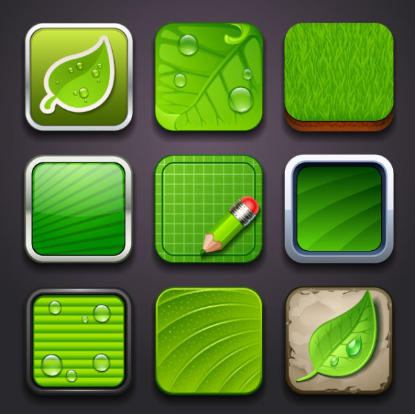 Eco elements icon vector 02 icon elements element eco   