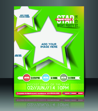 Business flyer and brochure cover design vector 21 magazine flyer cover business brochure   