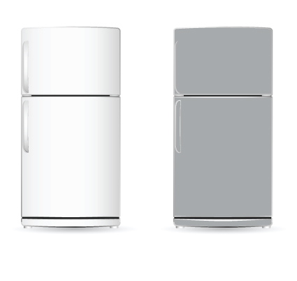 Set of Home appliances Refrigerator design vector 04 Refrigerator Home appliance appliances   