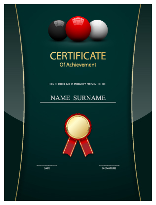 Honor certificate creative design vector 05 honor creative certificate   