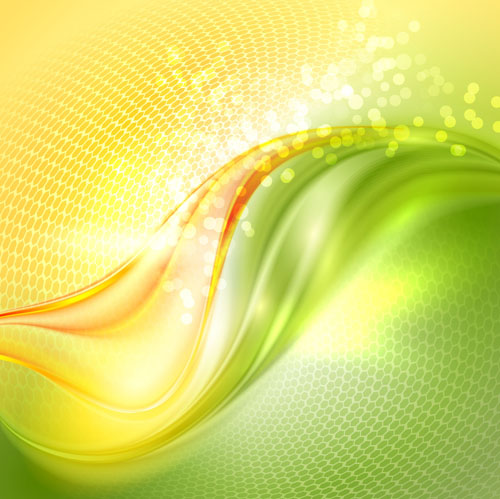 Abstract wavy green eco style background vector 17 wavy green eco background abstract   