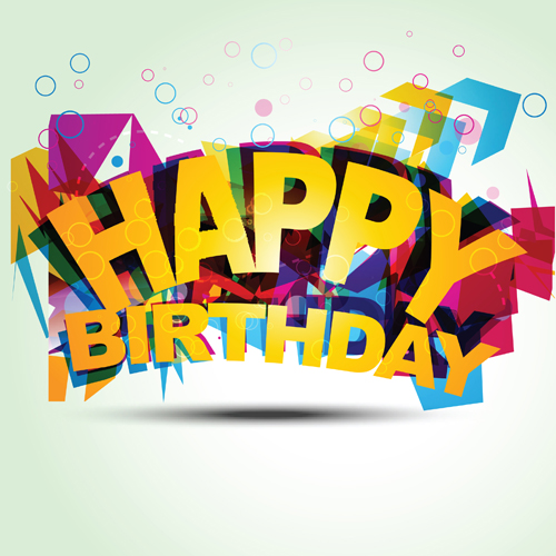 Best Happy birthday design elements vector set 07 happy birthday happy elements element birthday best   