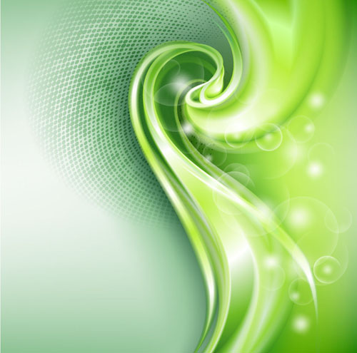 Abstract wavy green eco style background vector 11 wavy green eco background abstract   